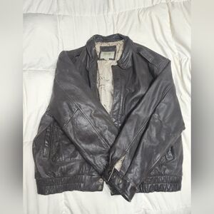 G-III Bomber leather jacket